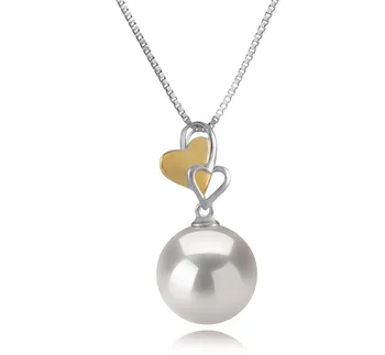 thumbnail interactive-video image 1 of Stunning AAA+ Natural Akoya Pearl Necklace – 3-4mm Round White Real Pearls On 14k White Gold 15 Inch Strand 1 of 4